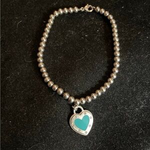 Tiffany Heart Bracelet 7”